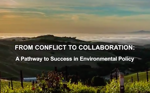 Brokering Agreements in Tough Natural Resources Disputes